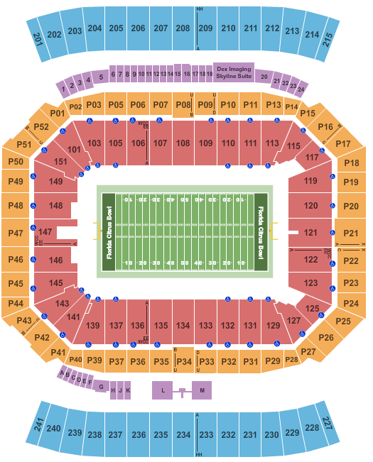 Joker Marchant Stadium Seating Chart